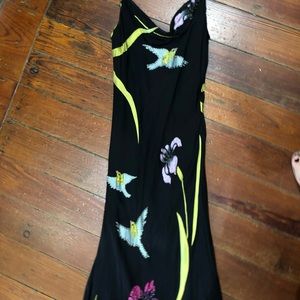 Sue Wong black long dress with a beautiful design
